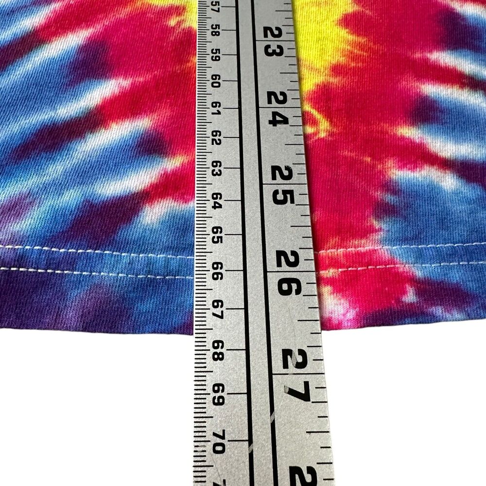 Yes Rock Band T-Shirt Mens Medium Tie Dye‎ 2014 Summer Tour Music Tee V-Neck - Picture 9 of 9